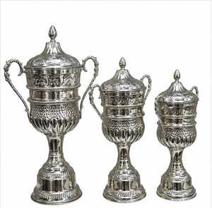Ensemble de coupes de trophées en acier inoxydable CHAMP KING, qualité supérieure durable, récompenses de compétition, design élégant - Product Image 2