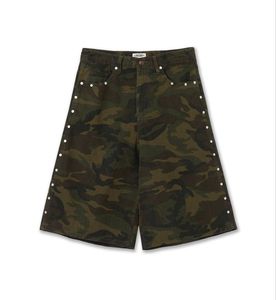 กางเกงยีนส์ขาสั้นลายพรางพรีเมียมแบบวอชดีไซน์พิเศษ ตัดเย็บตามความต้องการของคุณ พร้อมการตกแต่งตะเข็บอย่างประณีต - Product Image 1