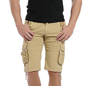 Shorts Cargo Décontractés Personnalisés pour Hommes – Couleur Unie, Multi-Poches, Tendance, pour l'Extérieur - Product Image 3