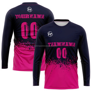 Créateur de t-shirts personnalisés à manches longues, impression par sublimation sur vêtements, vente en gros, livraison rapide - Product Image 1