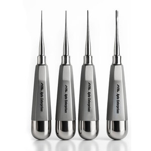 ชุดเครื่องมือถอนฟันแบบแมนนวล 4 ชิ้น ทำจากสแตนเลสสตีล ขนาด 1.5 มม. 2.5 มม. 3.5 มม. 4.5 มม. สำหรับใช้ในโรงพยาบาล - Product Image 2
