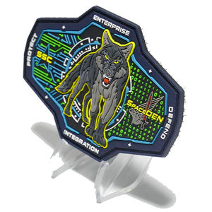 OEM ODM High Quality Eco PVC Rubber Emblem for Sportswear Flexible <b>Sew</b> On Rubber <b>Badge</b> with Custom Shape Design - Product Image 3