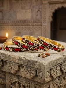 Conjunto de Brazaletes Étnicos de Moissanita CMC para Unisex, Hechos a Mano con Incrustaciones de Cobre, Pulseras Geométricas Modernas para Aniversario - Product Image 6
