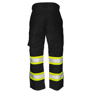 Soban Custom High Visibility Durable Polyester Unisex Safety <b>Work</b> <b>Pants</b> <b>Cargo</b> Trousers Reflective Tape Tool Pockets Knee Pockets - Product Image 3
