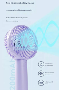 Ventilador de Mano Gongtian F27 Mini sin Aspas, a Batería, para Exteriores, con Control de Botones, Material Plástico - Product Image 3