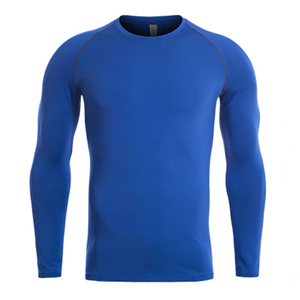 Camiseta Deportiva de Manga Larga para Hombre, Personalizable, de Secado Rápido, Hecha de Poliéster, MOQ Bajo, Directo de Fábrica - Product Image 3