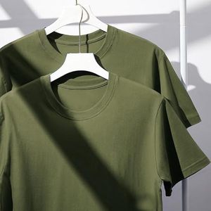 เสื้อยืดผู้ชายผ้าฝ้ายแท้ 100% หนัก ทรงโอเวอร์ไซส์ รับสกรีนโลโก้ มีทุกสี 260GSM เสื้อหนา ทรงหลวม - Product Image 2