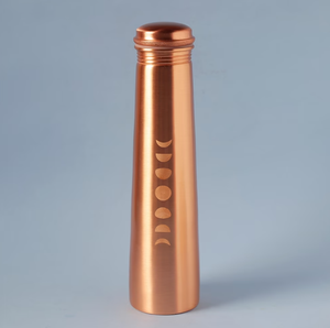 Authentic Wide <b>Copper</b> <b>Bottle</b> for Healthy Water Storage Perfect for Yoga Office and Gym by Tradebyd - Product Image 1