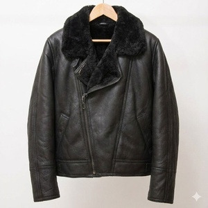 Custom Men <b>Pilot</b> Leather <b>Jackets</b> Bomber Winter Season Real Sheep Fur Shearling Leather <b>Jacket</b> Best Price Top Quality <b>Jacket</b> - Product Image 1