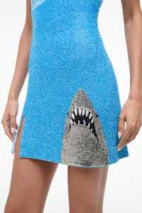 Hermoso Mini Vestido con Bordado de Perlas y Cuentas, Diseño Floral Suave, Técnicas de Tejido, Mejor Precio - Product Image 6
