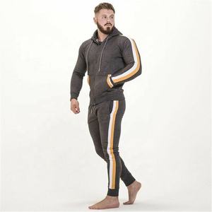 Vente en gros automne hiver 2 pièces survêtements de luxe pour hommes 100% survêtement à sublimation en polaire polyester costume de jogging décontracté pour hommes - Product Image 4
