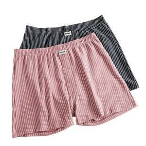 Men's Eco-Friendly 100% <b>Polyester</b> Knitted Mid-Rise Solid Pattern <b>Boxer</b> Shorts - Product Image 2