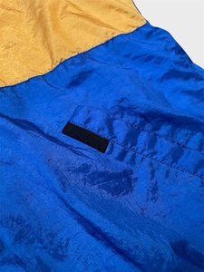 เสื้อแจ็คเก็ตกันลมผู้ชายสไตล์วินเทจสีน้ำเงิน  แบบสั่งทำพิเศษ ไซส์ใหญ่  ตัดต่อสี  กันน้ำ  สตรีทแวร์ - Product Image 5