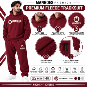 Conjunto de Sudadera con Capucha y Pantalones Deportivos para Hombre, Marca MANGOES FASHION, de Algodón y Felpa, Color Sólido, Estilo Casual, para Invierno, Ropa Deportiva, para Gimnasio y para Estar en Casa - Product Image 6