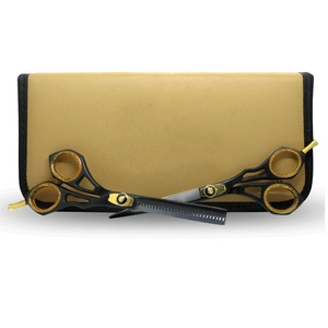 <b>Left</b> <b>Handed</b> Professional Barber <b>Scissors</b> Set Stainless Steel 440C Hair Cutting Thinning Shear Kit - Product Image 2