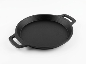 High Quality CE Certified <b>Cast</b> Iron Frying <b>Pan</b> Skillet Heat Retention Gas Induction Ready Stainless Steel Handle Modern Luxury - Product Image 3