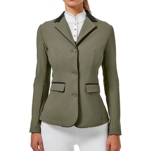 Latest Arrival High Quality Customized Women's <b>Equestrian</b> Horse Riding Jacket Competition Show Coat Polyester Riding Show Coats - Product Image 1