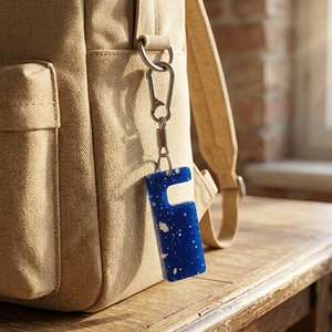 4GoodThings Eco-Friendly Recycled Plastic Modern Waterproof <b>Personalized</b> Multifunctional <b>Keychain</b> Phone Holder Office Supplies - Product Image 4