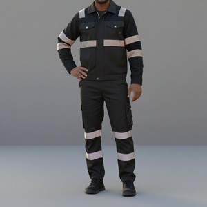 Durable Reflective Safety <b>Overall</b> with Comfortable Fit for Industrial and Mechanical Applications - Product Image 3