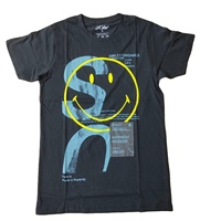 T-shirt décontracté pour homme, coupe classique, col rond, manches courtes, tricoté, teint en fil, uni, 100 % coton, respirant, séchage rapide, impression sérigraphique