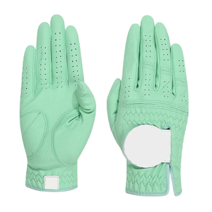 ถุงมือกอล์ฟสีเขียวมิ้นท์ ระบายอากาศได้ดี สำหรับมือขวา แบบสวม ปิดด้วยการรัด ไม่ลื่น ผลิตจากหนังแพะ สำหรับผู้ชาย รุ่นสปอร์ต - Product Image 6