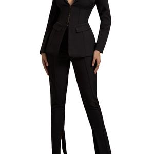 Conjunto de Traje Formal de Oficina para Mujer, 3 Piezas, Antiarrugas, Blazer, Chaleco y Pantalones, Venta al Por Mayor y Dropship - Product Image 6