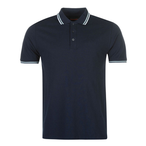 Chemise pour homme respirante et anti-humidité, en tissu de coton et de fibres de bambou de qualité supérieure, col côtelé, trois boutons - Product Image 5