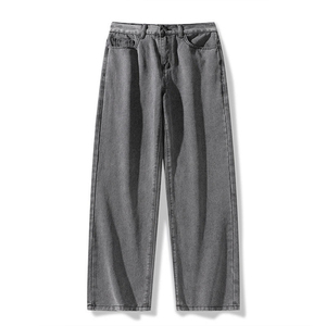 Jeans pour hommes, coupe ample, style vintage, directement de l'usine, pour les marques urbaines américaines, personnalisation de marque, fournisseur en gros. - Product Image 5