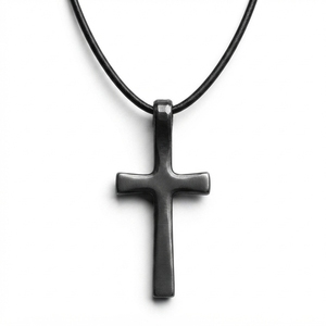 Collier en acier au carbone forgé à la main, pendentif rustique fait main avec artisanat traditionnel de forgeron, bijoux de style vintage - Product Image 2