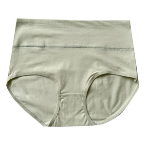 Culottes taille haute sans couture pour femmes en coton et élasthanne, douces, respirantes, confortables, couleur unie, sous-vêtements quotidiens, vente en gros - Product Image 3