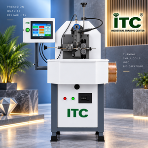 เครื่องทำสปริง ITC Zardishi 200W 220V ควบคุมด้วย PLC อุปกรณ์ขึ้นรูปขดลวดความแม่นยำสูง ความจุ 300 ชิ้น ขนาดฝา 8 นิ้ว - Product Image 2