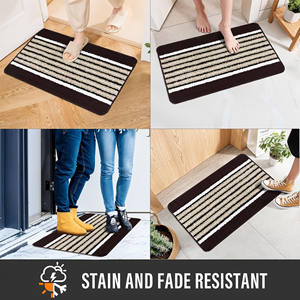 Tapetes Antideslizantes y Absorbentes de Agua para el Hogar, Duraderos, para Entrada Principal, Baño, Sala de Estar y Oficina, con Forro Micro Wings Nuevo - Marrón - Product Image 6