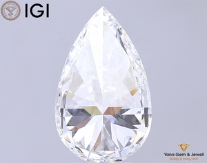 Magnifique diamant de laboratoire CVD de 5,00 CT, taille poire, couleur F, clarté VVS2, certifié IGI, luxe sur mesure pour créations de bijoux - Product Image 4