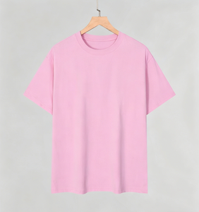 Camiseta de Algodón Lisa para Hombre, Manga Corta, Cuello Redondo, Corte Regular, Color Sólido, Estilo Casual, Negra - Product Image 2