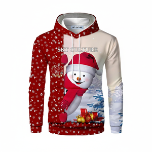 Chất Lượng Cao Cấp Đầy Đủ In Xmas Áo Len | Tùy Chỉnh 3D Vui Santa Claus Áo Thun Áo Cho Nam Giới Và Phụ Nữ - Product Image 2