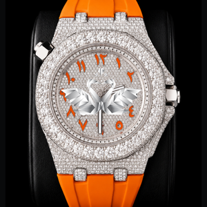 Custom Made Moissanite Diamond Watch Men Luxury Full Stone Setting Wristwatch - Product Image 3