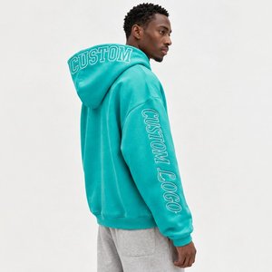 Sudadera con Capucha Extra Grande para Hombre, Diseño Artístico con Letras Personalizadas, Bordado 3D Premium, Estilo Urbano - Product Image 6