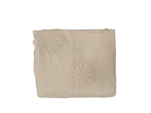 Meilleure vente : Tissu en coton tissé léger et respirant blanc avec motif appliqué 3D pour vêtements de boutique pour filles et femmes - Le meilleur - Product Image 5