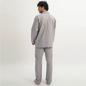 Ensemble de pyjama pour homme fabriqué en usine, faible MOQ, nouvelle collection, tissu confortable, style actuel, vêtements de nuit pour homme - Product Image 2