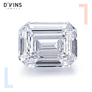 <b>D</b>'vins Jewels Surat <b>Model</b> DJ 654 1ct 1.5ct 2ct 3ct Loose Diamonds Filled Emerald Cut Lab Grown for Jewelry Making - Product Image 2