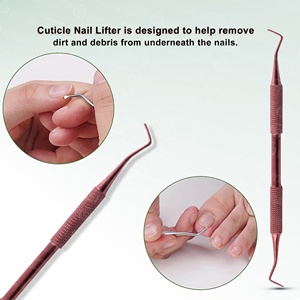 Lève-ongles à pointe fine pour un contrôle et une précision maximum, idéal pour les professionnels de la manucure et de la pédicure, aide à retirer les cuticules en toute sécurité. - Product Image 3