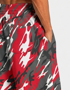 Pantalon de jogging camouflage personnalisé pour homme, coupe oversize, avec lignes contrastées, en molleton de coton premium, respirant, style streetwear décontracté, pantalon de survêtement pour homme - Product Image 3