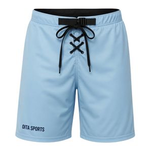 Shorts de sport pour hommes bleu ciel en polyester, pour l'entraînement, l'uniforme d'équipe, les matchs en extérieur et la performance sportive - Product Image 1