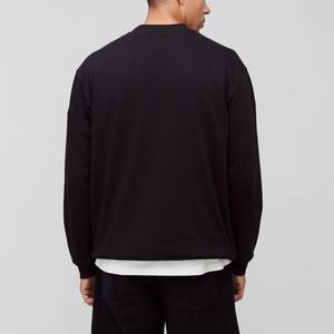 Sudadera de Hombre de Manga Larga Sin Capucha, Antiarrugas, Sin Necesidad de Planchado, con Bordado y Estampado Puff, Corte Regular, Tejido de Doble Capa, ¡Gran Oferta! - Product Image 3