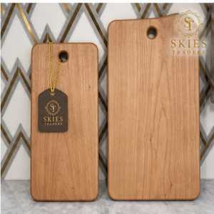 Planche à découper ronde en bois d'acacia avec poignée courte pour servir des pizzas, du fromage et comme plateau de service - Product Image 3