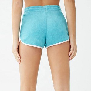 Shorts Deportivos de Felpa 100% Algodón para Mujer, Shorts Holgados para Correr, Tenis, Fitness, Ropa Casual, Servicios OEM - Product Image 2