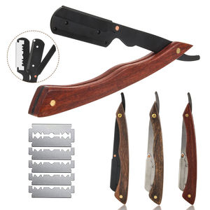 ที่ใส่มีดโกนสแตนเลสแบบพับได้ ด้ามไม้จันทน์ สำหรับตัดผมและโกนหนวดผู้ชาย โดย ANAAIF ENTERPRISES - Product Image 6