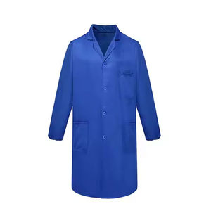 Uniforme Blanco de Hospital para Hombre, Talla Grande, Bata de Laboratorio Ligera con Diseño Seguro para Detección de Agujas, para Estudiantes de Medicina - Product Image 1