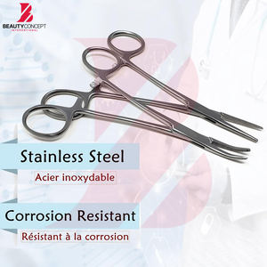 Pinzas Hemostáticas Kelly Rectas y Curvas de Acero Inoxidable, Precio al por Mayor, Reutilizables, Instrumentos Quirúrgicos Manuales - Product Image 3