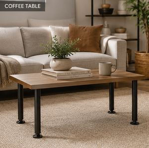 28" Heavy Duty <b>Adjustable</b> <b>Table</b> Legs 4 Pcs Metal Desk Legs 1200lbs Capacity Industrial Furniture Legs for DIY <b>Tables</b> EDPTBL025 - Product Image 1